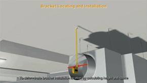 Measure and locate the height of bracket